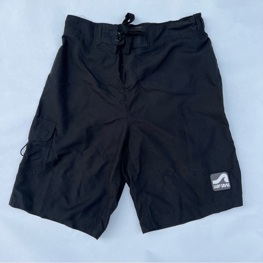 Mens Black Surf Style swimming Trunks board shorts size‎ medium MD